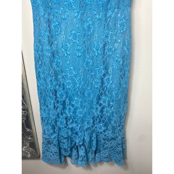 NANETTE LEPORE DRESS 16 BLUE - Picture 7 of 9